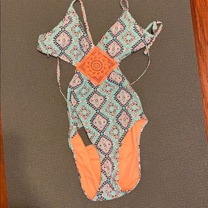 One piece women’s bathing suit